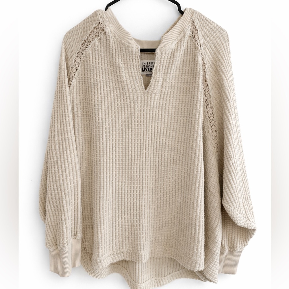 AE WAFFLE SWEATSHIRT